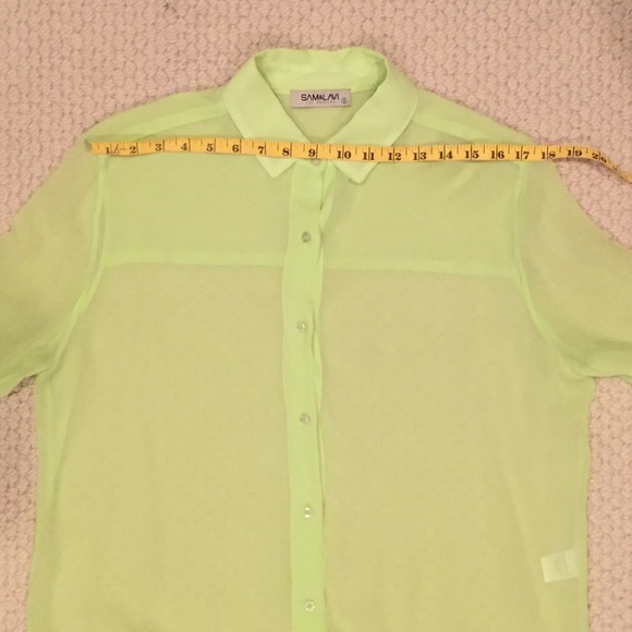 2/$10! Sam & Lavi sheer rayon blouse - Picture 7 of 7